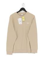 Reebok Men's Hoodie L Cream Cotton with Elastane Pullover New with tags