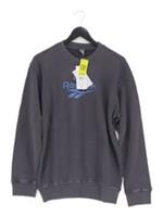 Reebok Men's Hoodie XS Black Graphic Cotton with Elastane Pullover New with tags