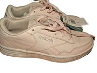 New Ladies Reebok Royal Techque T CE Pink Leather Training Shoes Size 7.5