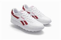 Reebok Royal Glide White Red Trainers Womens UK 5.5 EU 38.5 Comfort Footbed New