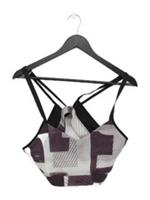 Reebok Women's Top UK 20 Multi Polyester with Elastane Cropped New with tags