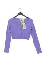 Reebok Women's Top M Purple Nylon with Elastane Cropped New with tags