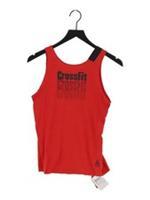 Reebok Women's T-Shirt XS Red Graphic 100% Nylon Sleeveless Basic New with tags