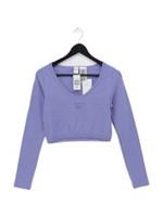 Reebok Women's Top L Purple Nylon with Elastane Cropped New with tags