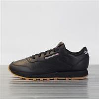 Women's Reebok Classic Leather Trainers Black/Gum GY0961 RRP £99.99