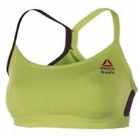 Womens Reebok CrossFit Skinny Bra Top Fitness Workout Size XS Yellow - XS Regular