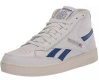 Reebok Classic Club C Form Hi High Tops Trainers White/Blue Size Uk 4 New In Box