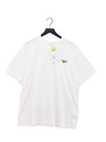 Reebok Men's T-Shirt XXL White Cotton with Elastane Basic New with tags