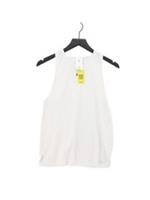 Reebok Women's T-Shirt S Grey 100% Polyester Sleeveless Basic New with tags