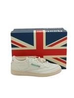 Reebok Men's Trainers UK 10.5 White Leather with Other Sneaker New with tags