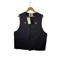 Reebok Gilet Mens Size Medium Black Chukwu Vest Athletic Jacket Preseason Sports - M Regular