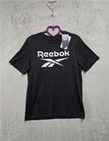 Reebok Men's Short Sleeve Crew Neck T-shirt Small Black BNWT - S Regular