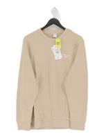 Reebok Men's Hoodie L Cream Cotton with Elastane Pullover New with tags