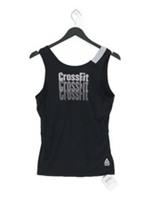 Reebok Women's T-Shirt XS Black Nylon with Spandex Basic New with tags