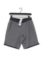 Reebok Men's Shorts S Grey Polyester with Elastane Sweat New with tags