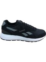 REEBOK GL 1200 Trainers UK 10 Men's Black Lace Up FuelFoam Comfort