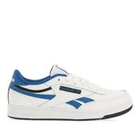 Reebok Juniors Club C Revenge Trainers in White blue black RRP £49.99