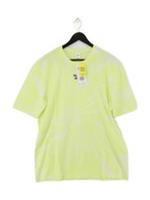 Reebok Men's T-Shirt M Green Cotton with Elastane Basic New with tags