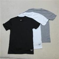 Reebok Men's T-Shirts Set Of 3 Black White Gray Cotton Size Small - S Regular