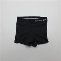 Reebok Women's Athletic Shorts Size S Black Polyester Blend Workout Gear