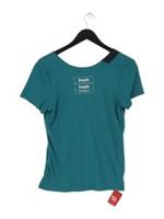 Reebok Women's T-Shirt S Green Nylon with Spandex Basic New with tags