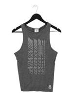 Reebok Women's T-Shirt UK 4 Grey Nylon New with tags