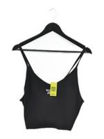 Reebok Women's Top XL Black Cotton with Spandex Cropped New with tags