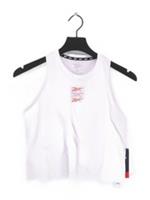 Reebok Women's Top XS Purple 100% Cotton Cropped New with tags