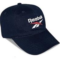 Reebok Vector Logo Baseball Cap Adjustable Embroidered Hat Navy Blue