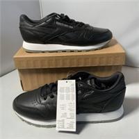Women's Reebok Classic Leather Trainers In Black Size Uk 4.5 New In Box