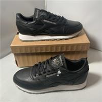 Women's Reebok Classic Leather Trainers In Black Size Uk 4.5 New In Box