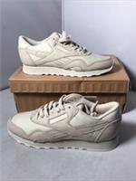 Reebok Classic Nylon Beige Suede Trainers Size UK 4.5 Women Low Top New Boxed