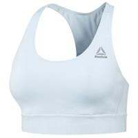 Reebok Running High Impact Women's Sports Bra Top Light Blue UK XS - XS Regular