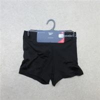 Reebok Underwear Womens Boxers Black Size S 1 Pack Short Stretch Fabric - S Regular