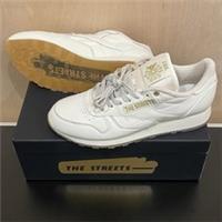 The Streets x End x Reebok Classic Trainers Chalk & Gold UK 9 Brand New Unworn