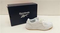 Reebok Men's Court Advance Trainer Size UK 6.5 White Synthetic Leather Low Top