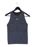 Reebok Women's T-Shirt S Blue Nylon with Elastane, Polyester Basic New with tags