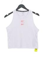 Reebok Women's Top XS Purple 100% Cotton Cropped New with tags