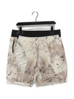 Reebok Men's Shorts L Cream 100% Polyester Chino New with tags