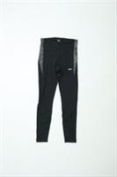 Reebok Women's Black Polyester Athletic Skinny Recycled Material Trousers Size S - S Regular