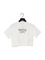 Reebok Women's Top XS White Cotton with Elastane Cropped New with tags