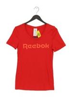 Reebok Women's T-Shirt XS Red 100% Cotton Basic New with tags