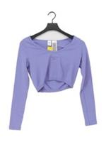 Reebok Women's Top M Purple Nylon with Elastane Cropped New with tags