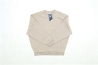 Reebok Women's Beige 57% Cotton Crew Neck Pullover Jumper Size M - M Regular