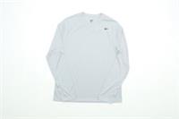 Reebok Men's Activewear Top Size L Light Gray Polyester Regular Crew Neck - L Regular