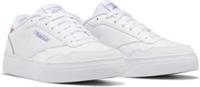 Reebok Court Advance Bold Lace Up Flatform Trainers in White Size UK 7 RRP &pound;89
