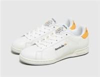 Reebok NPC Trainers White & Orange UK 5
