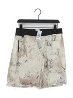 Reebok Men's Shorts L Cream 100% Polyester Sweat New with tags