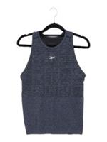 Reebok Women's T-Shirt S Blue Nylon with Elastane, Polyester Basic New with tags