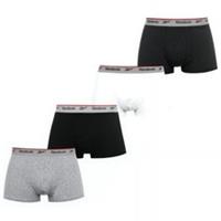 Reebok Mens Boxer Trunks 4 Colour Pack Grey Cotton Underwear Briefs Shorts BNWT - XL Regular